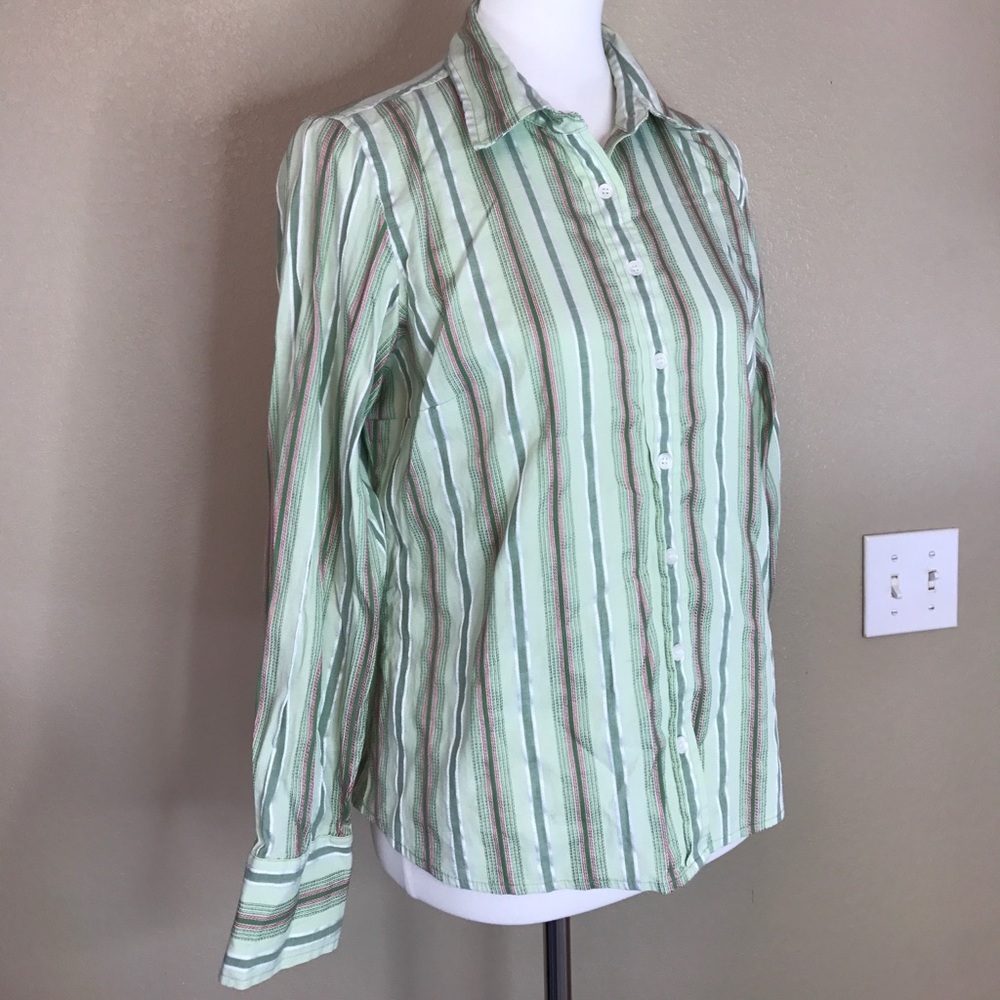 IZOD Women's Causal Office Blouse L